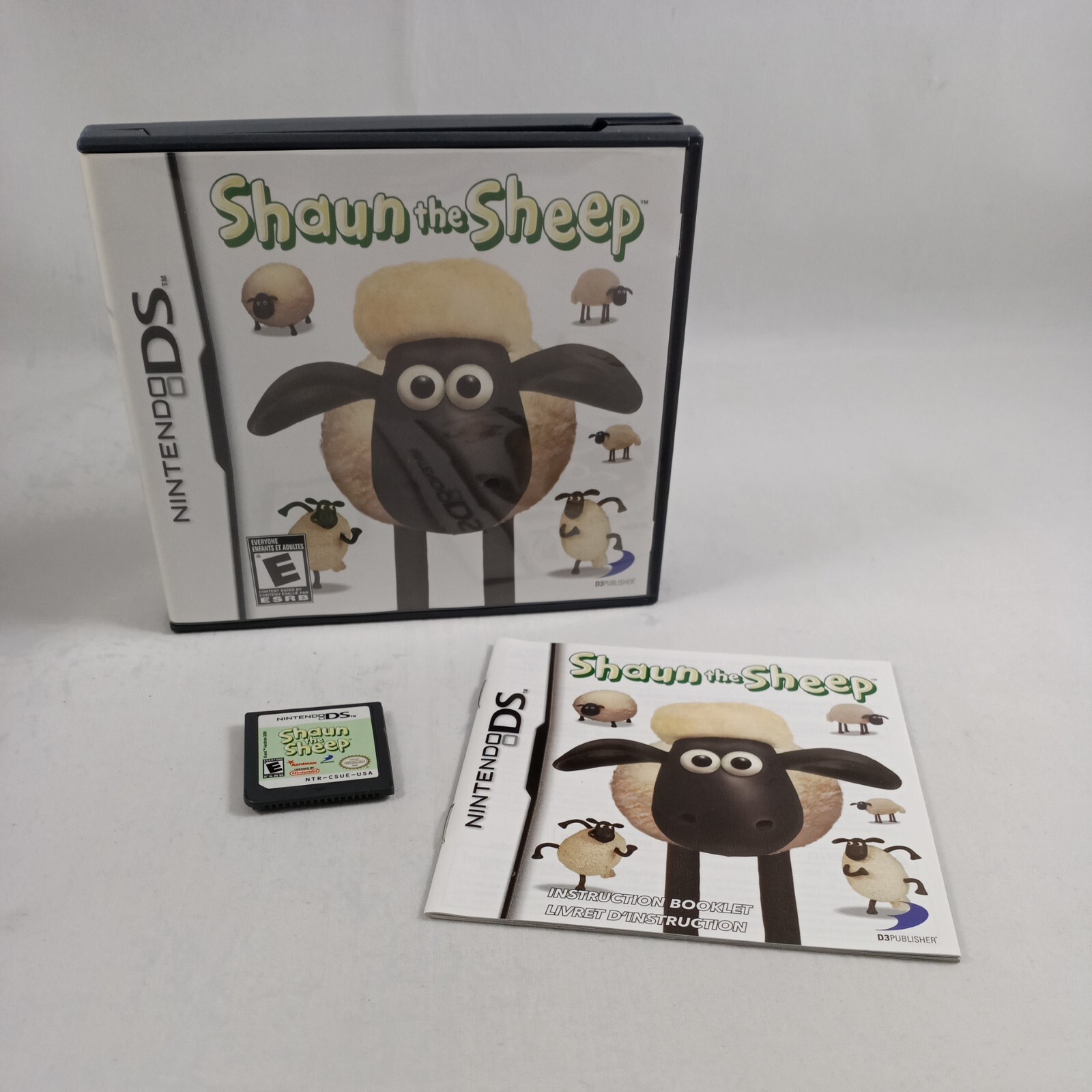 SHAUN THE SHEEP Nintendo DS game US Version