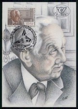 AUSTRIA MK 1986 CLEMENS HOLZMEISTER ARCHITECT MAXIMUM CARD MAXI CARD MC ic89
