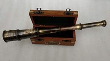 1920 DOLLOND London Brass Maritime Vintage Telescope, Nautical Spyglass Antique