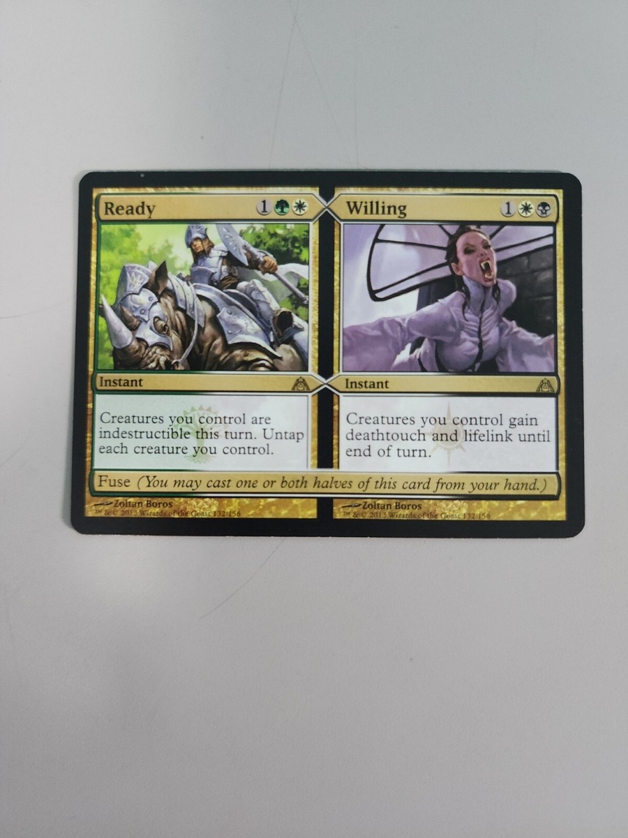 MTG Ready/Willing Dragon's Maze 132/156 Regular Rare MTG Ready/Willing Dragon's Maze 132/156 Regular Rare