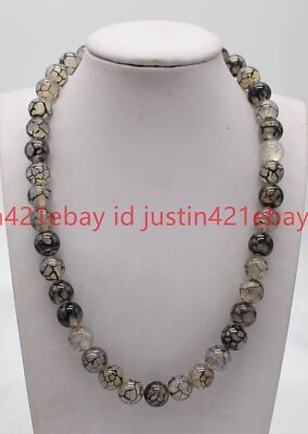 Pretty 6/8/10/12mm Natural Multicolor Gemstone Round Beads Necklace 18'' AAA+