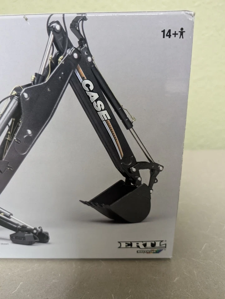 ERTL Case 580 Super M Series 2 Loader Backhoe Black 50th Anniversary 1/16 NIB - Image 4 of 4