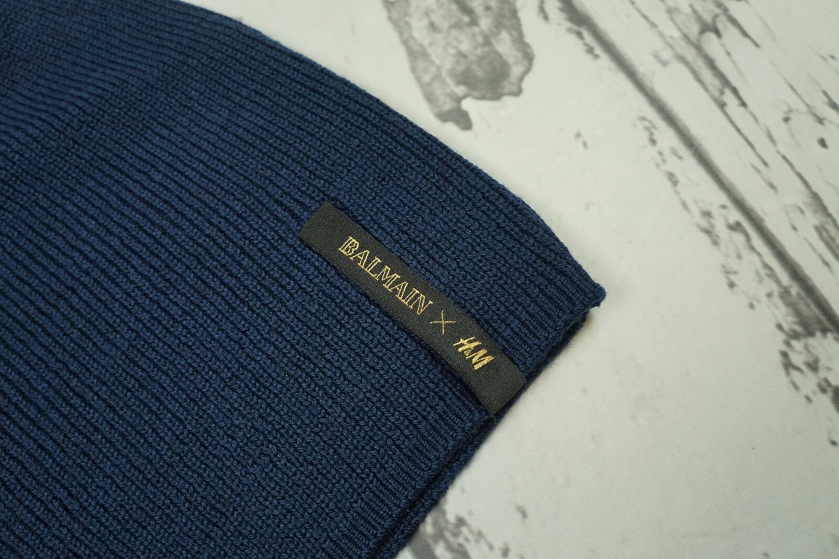 ISO- Balmain/H&M beanie BALMAIN × H&M HAT Collaboration Knit Cap Beanie Limited  main image 3