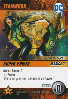 TEAMWORK DC Comics Deck Building Game REBIRTH SIMON BAZ JESSICA CRUZ GL