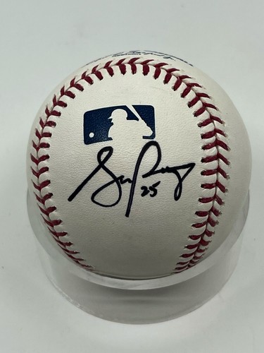 Matt Chapman Stephen Piscotty Oakland A's Signed Autograph OMLB Baseball - Picture 2 of 3