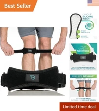 Lightweight Sports Knee Brace with Adjustable Patella Support for Active Adults