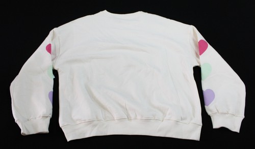 Old Navy Girl's Oversized L/S Graphic Sweatshirt EJ3 Creme De La Creme Size XL - Picture 3 of 3