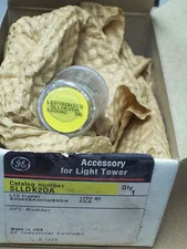 "LOT OF 2" GE LEDTRONICS SLLDK2DA AMBER LED CLUSTER 120V