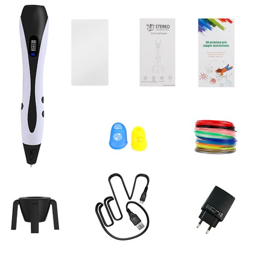 3D-Druckstift mit 120ft PLA-Filamen & Etui, 3D-Stifte für Kinder & Erwachsene - Bild 36 von 56