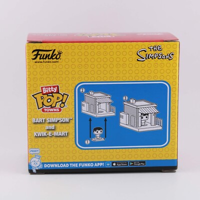 Funko Bitty Pop The Simpsons - Bart Simpson and Kwik-E-Mart