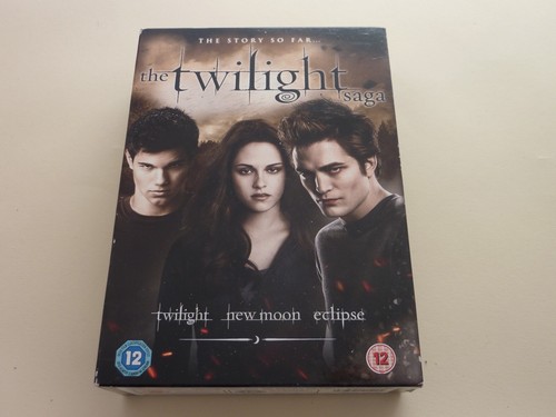 The Twilight Saga: The Story So Far 3 Film DVD Box Set New Moon Eclipse (2011) - Picture 2 of 8