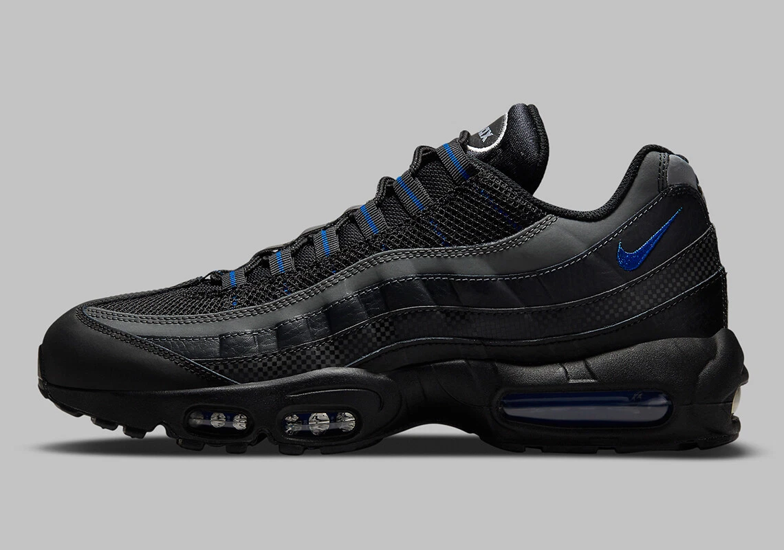 Air max 95 black blue best sale grey