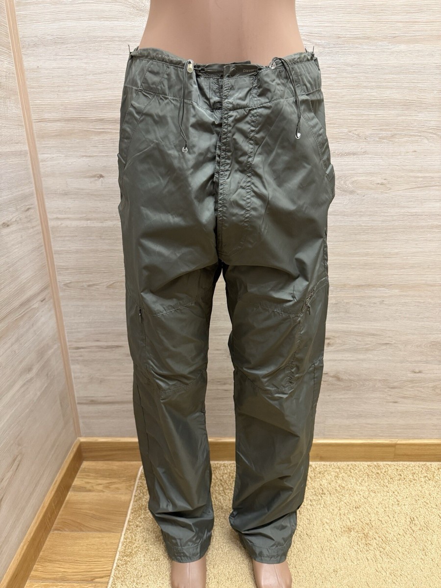 Used DIESEL cotton×nylon pants Rare Vintage Diesel Parachutech Nylon Windbraker Cargo Pants