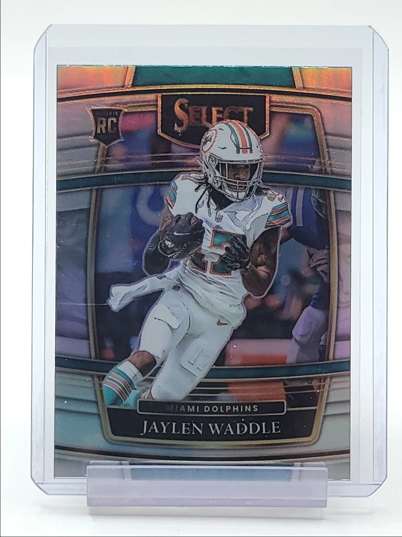 JAYLEN WADDLE 2021 SELECT CONCOURSE ROOKIE SILVER PRIZM RC Q1787