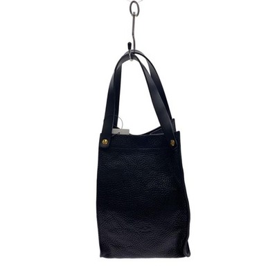 IL BISONTE Handbag/Leather/BLK/Plain//