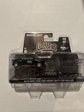Greenlight Dodge Ram 2500 Pick-up 2016 With Trailer Gas Monkey Garage 1:64 32080