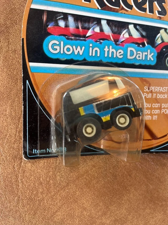 Винтаж 1981 Takara Penny Racers Светится в Темноте #608 Cruiser Bruiser NOC - Изображение 2 из 4