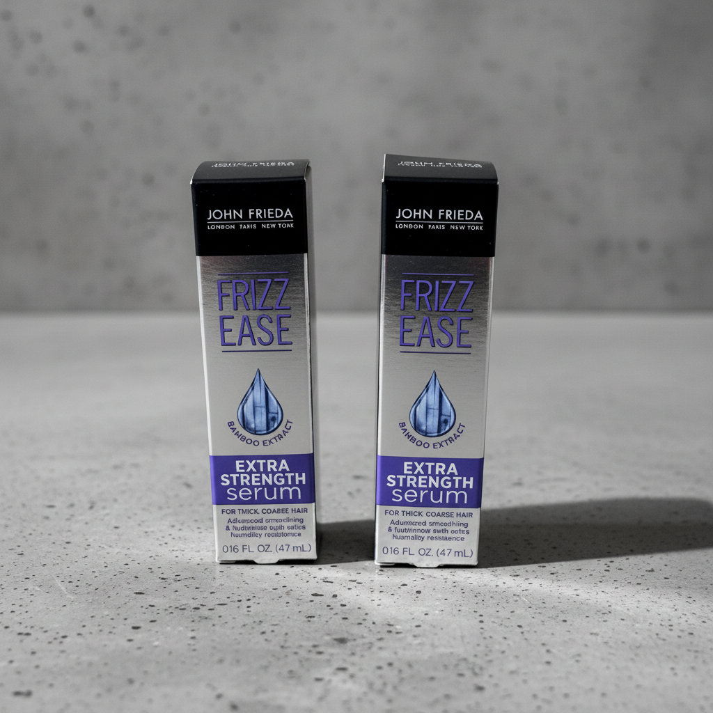 3x John Frieda Frizz Ease Extra Strength Serum Thick Coarse Hair 0.16 Oz Each