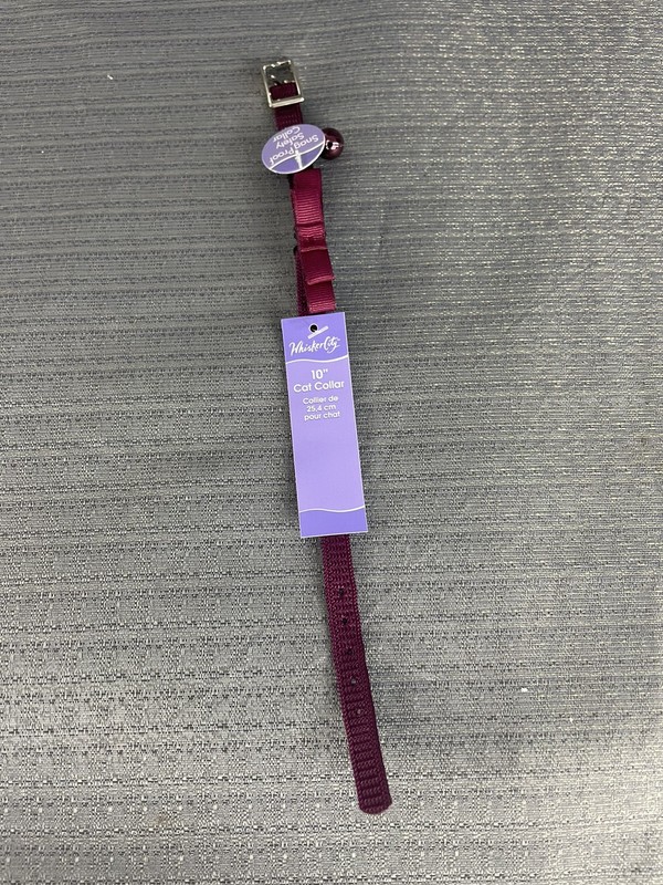 Wisker City 10” Cat Collar With Bell Kitty Pet Animal Meow