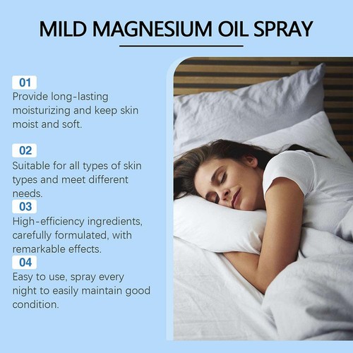 100ml Pure Magnesium Oil Spray Magnesium Spray for Feet Organic Magnesium+* - Picture 7 of 13