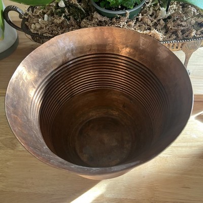 Crate And Barrel Copper Planter Pot | eBay