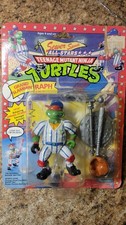 Vintage TMNT All-Stars Grand Slammin’ Raph Sewer Sports 1991 Baseball Figure !!!