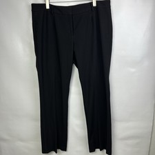 Talbots Women Straight Leg Black Dress Pants Size 16W