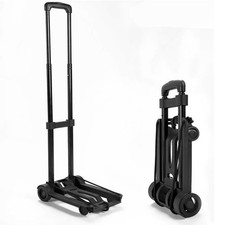 Folding Sack Truck Trolley 80kg Portable Moving Trolley Cart for Boxes Luggage