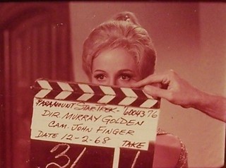 RARE 1969 STAR TREK "REQUIEM FOR METHUSELAH" CLAPPER 35mm FILM CLIP/SLIDE 508A