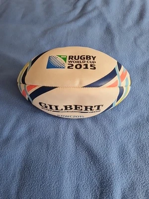 Ballon De Rugby Collector Coupe Du Monde 2015 Gilbert  - Photo 1/2