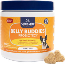 Belly Buddies - Probiotics for Dogs - Prebiotics  Probiotics - Supports Gut, Sk