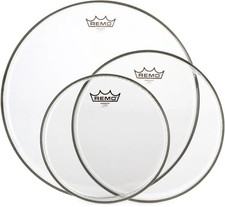 Remo Emperor 3-piece Tom Pack - 10"/12"/16" - Clear