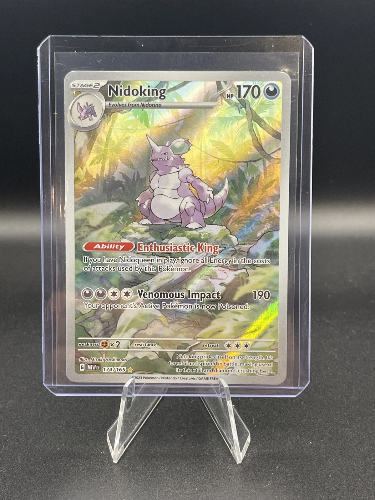 Nidoking Pokemon SV: 151 174/165 Near Mint