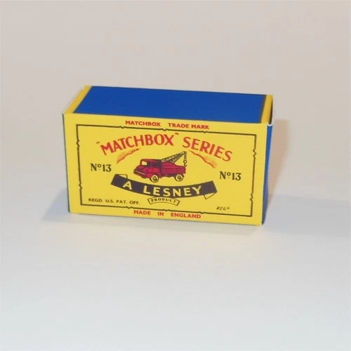 Matchbox Lesney 13c Thames Wreck Truck C Style Repro Box