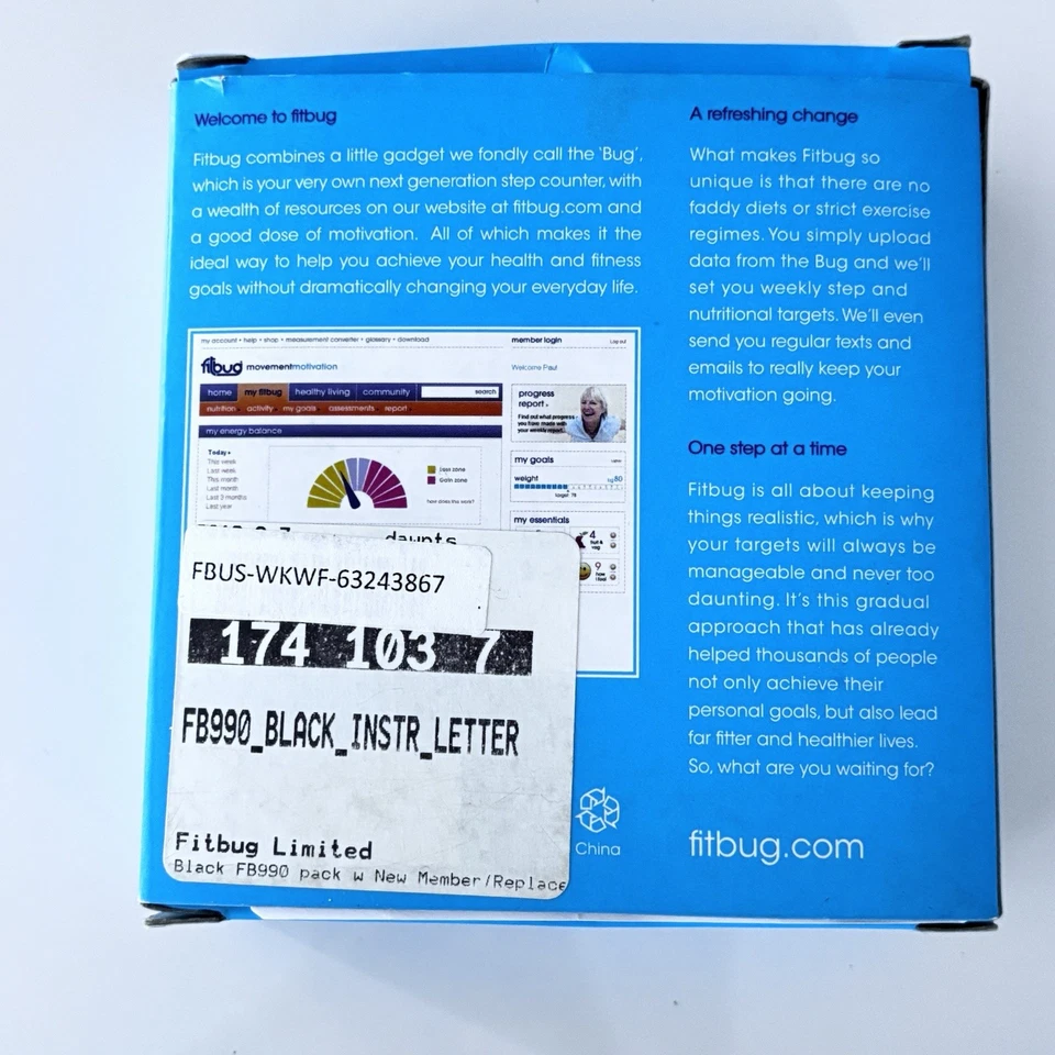 Rastreador de fitness Fitbug negro Foto 4 de 4