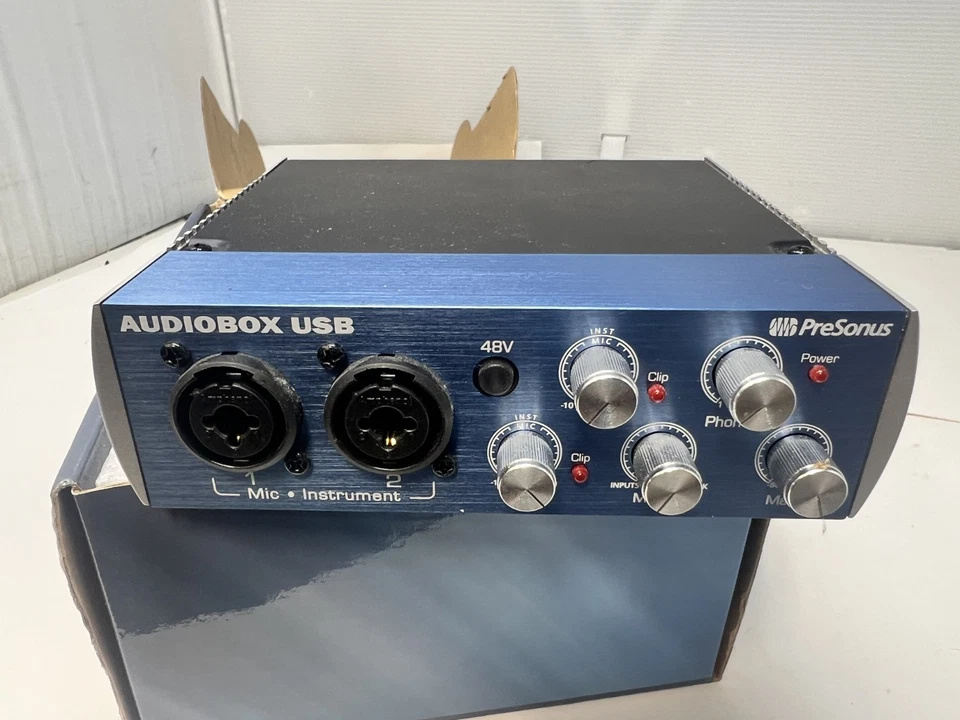 Brand New PreSonus AudioBox USB 2x2 USB/MIDI Audio Interface Recording System - Image 2 of 4
