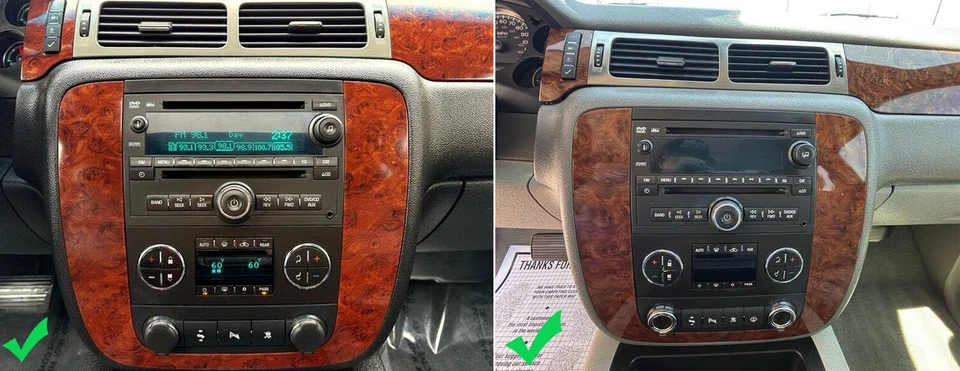 Radio estéreo para automóvil Chevrolet Tahoe 2007-2014 8" Android 13 Carplay navegación GPS Foto 4 de 4