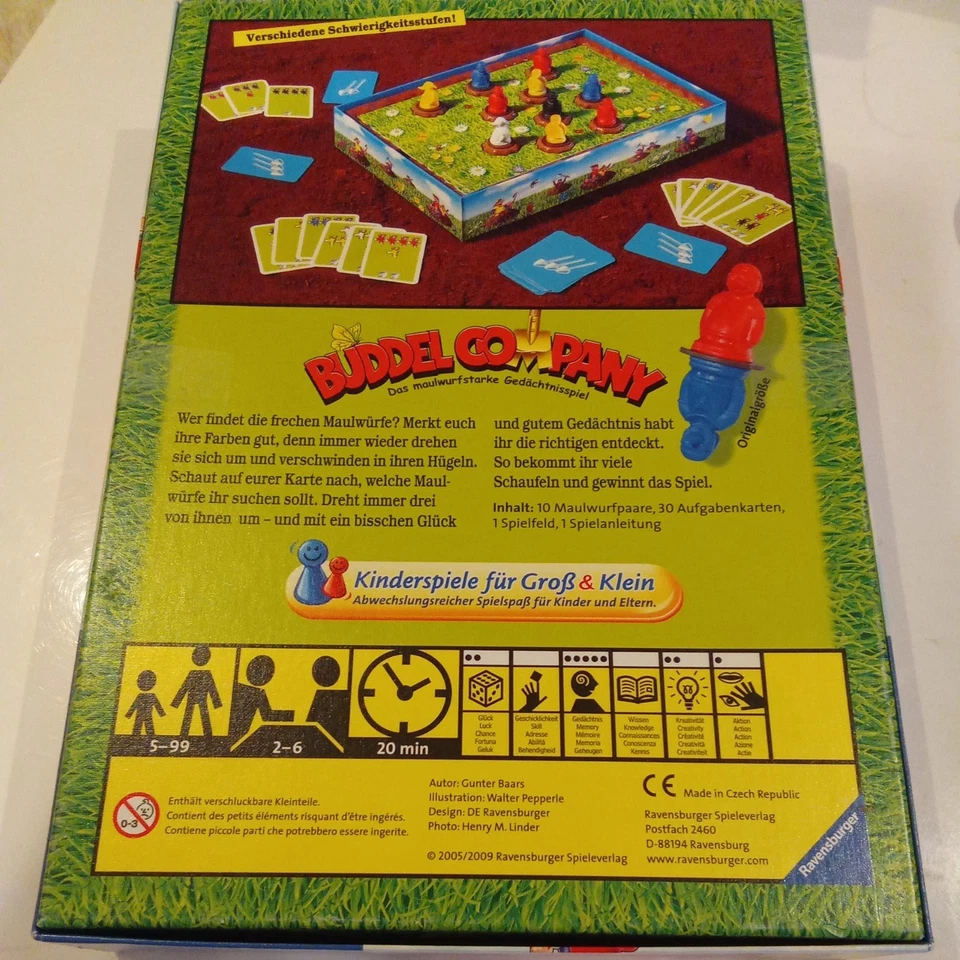 Buddel Company Ravensburger Drunter und Drüber beim spannenden Maulwurf-Raten - Bild 2 von 2