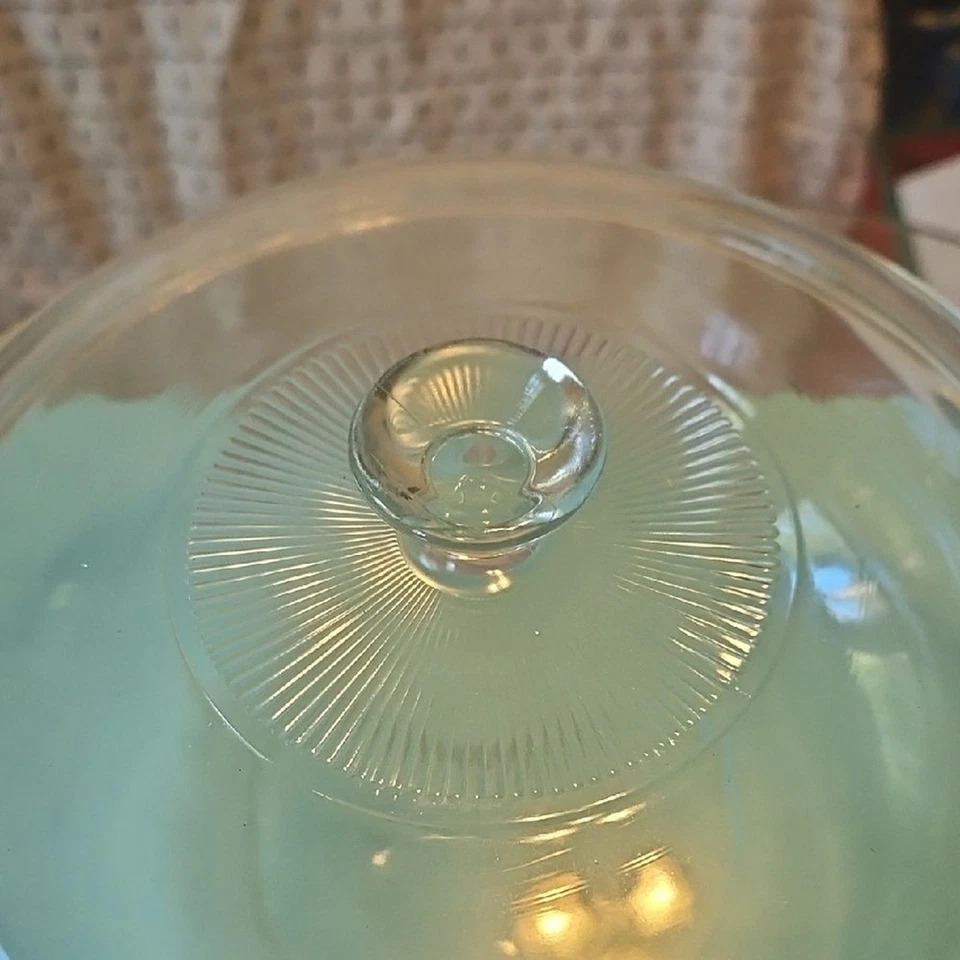 Pyrex Clear Glass Casserole Baking/Mixing Bowl with Dome Lid: 024, 1.9L/2QT - Image 2 of 4