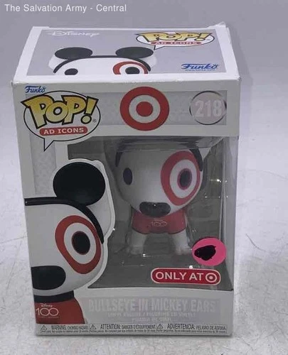 Funko Multicolor Pop! AD Icons Bullseye In Mickey Ears 218 Vinyl Figure In Box
