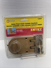 New Defender Security - Single Cylinder Deadbolt Lock - U-9970