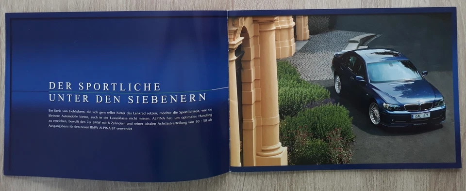BMW B7 Alpina Saloon Brochure 2006 - 3 Series E65 - Image 2 of 4