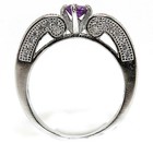 1CT  Amethyst 925 Solid Sterling Silver Ring Jewelry Sz 7 F8-2 — photo 3