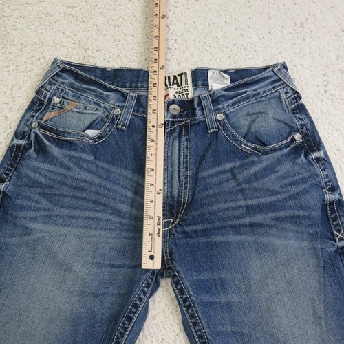 Ariat M6 Slim Boot Jeans Mens 36x38 Blue Denim Straight Leg Western Cowboy - Picture 11 of 14
