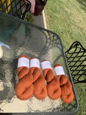 4  Knit Picks Wool of the Andes - Bulky Weight Wool - 100g Each - Masala - Rust