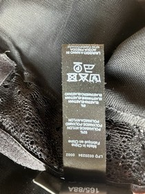 La Perla Black Sheer Lace Babydoll Chemise Lingerie Dress IT 40 / US S