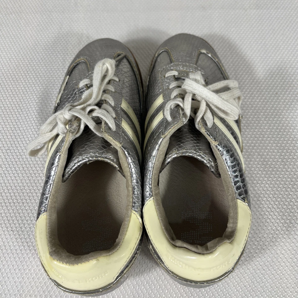 Michael Kors Woman’s Metallic Jet Set Sneakers Size 7.5 - Image 4 of 4