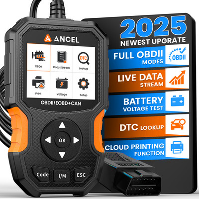 ANCEL AS300 OBD2 Scanner Code Reader Car Diagnostic Scan Tool Check Engine Fault