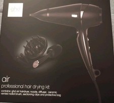 ghd Air Föhn Set mit Diffusor in Schwarz - Haartrockner für Salon NEU & OVP