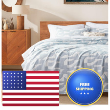 Sleep Zone Quilt Set Twin/Twin Xl Size Jacquard Cotton Blend Quilt Soft And